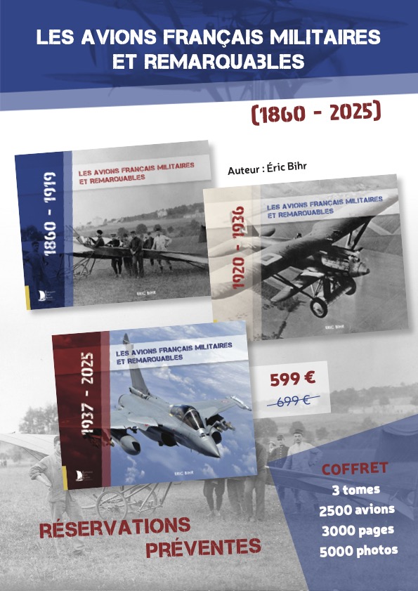 Souscription coffret avions militaires et remarquables Francais- Éric Bihr – Éditions Vals d’Allier