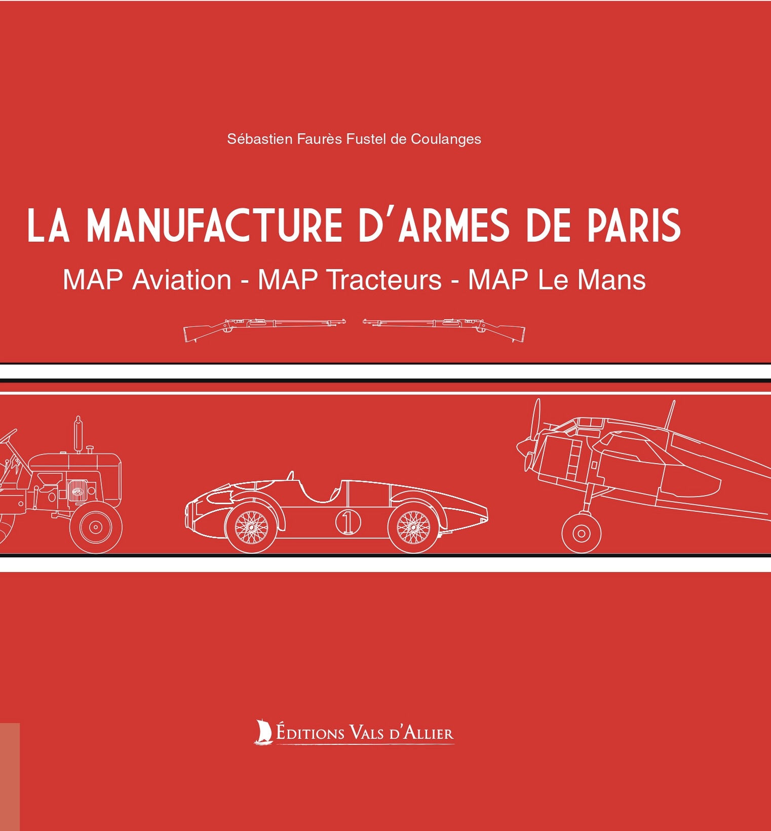 Couerture livre MAP – Sébastien Faures Fustel de Coulanges – éditions vals d’allier